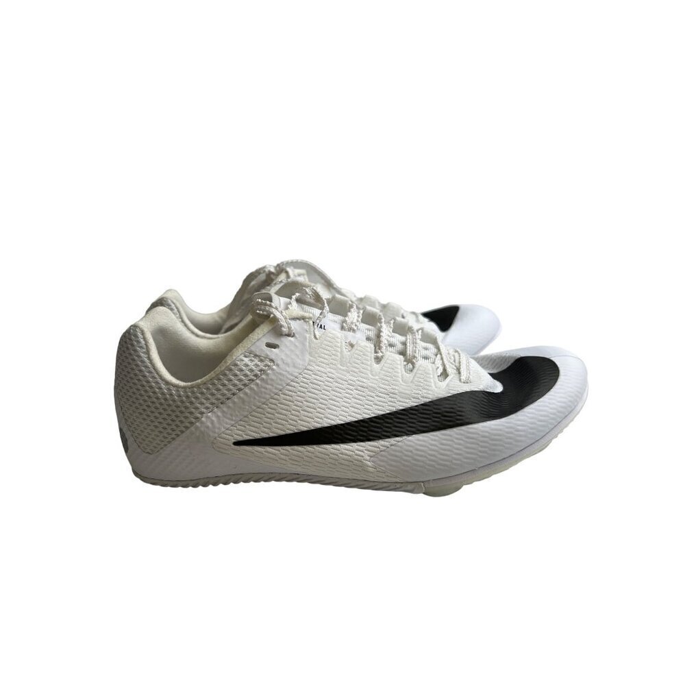 NEW! Nike Zoom Rival Sprint White Black Track Spikes DC8753-100 Men's Size 4